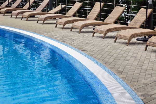 Poolside Hardscaping in Riverview