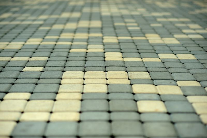 Patterned Pavers Installation