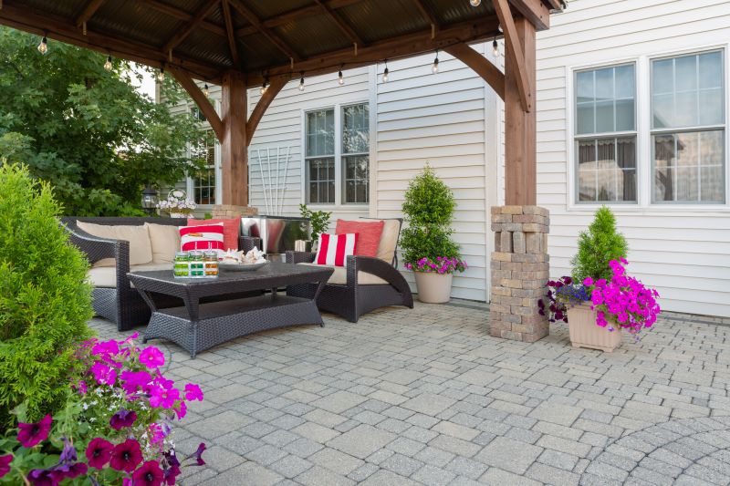 Colorful Pavers for a Patio