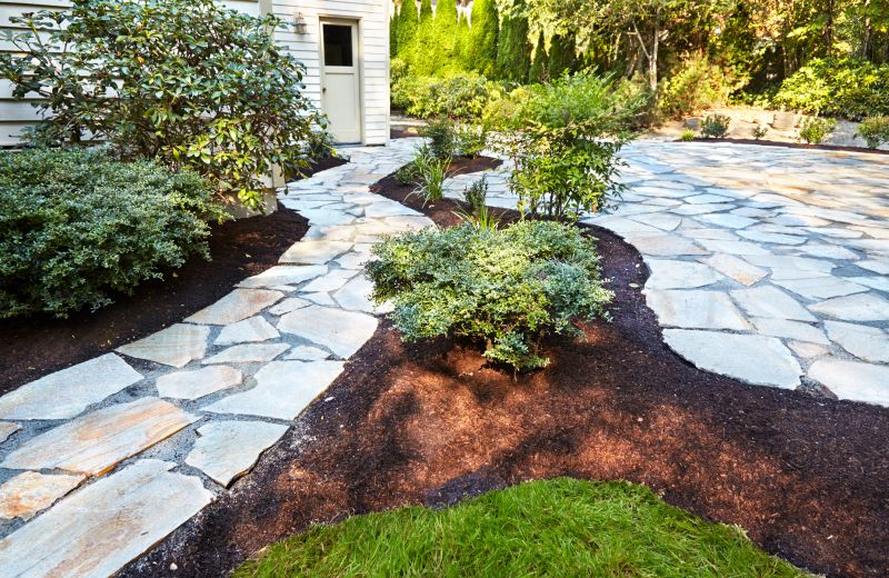 Paver Walkway with Edging